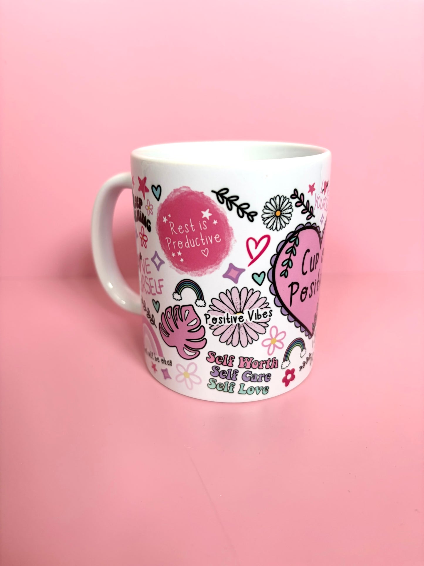 Cup of Positivity Mug | Affirmation Ceramic Mug