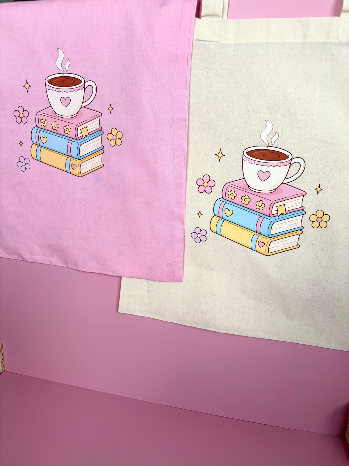 Books and Coffee tote bag