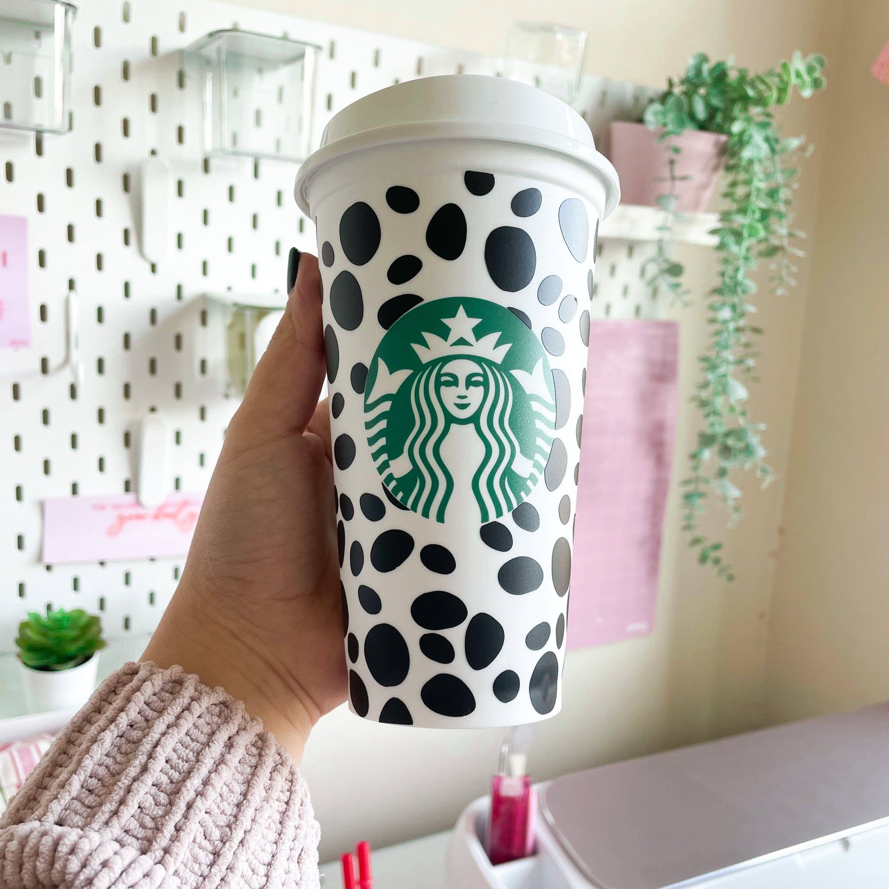 16oz Genuine Starbucks Leopard Print Cup