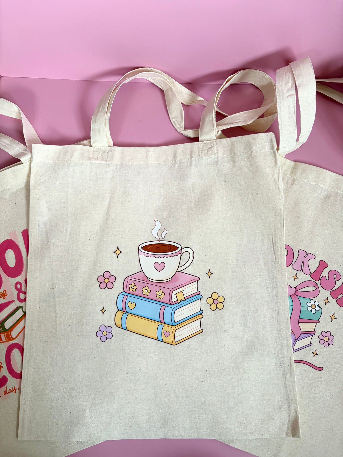 Books and Coffee tote bag