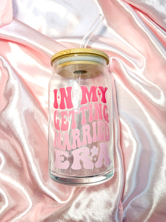 In my getting married era glass can