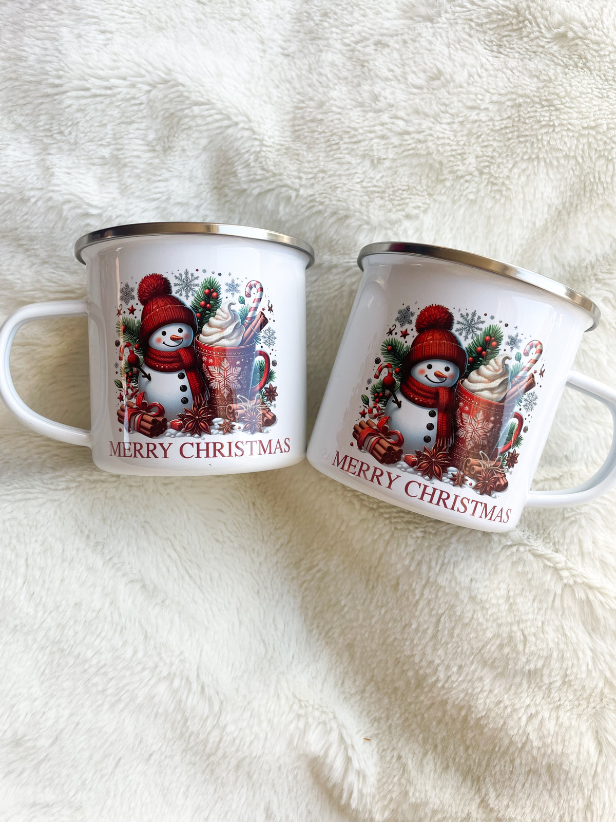 Christmas mug with snowman