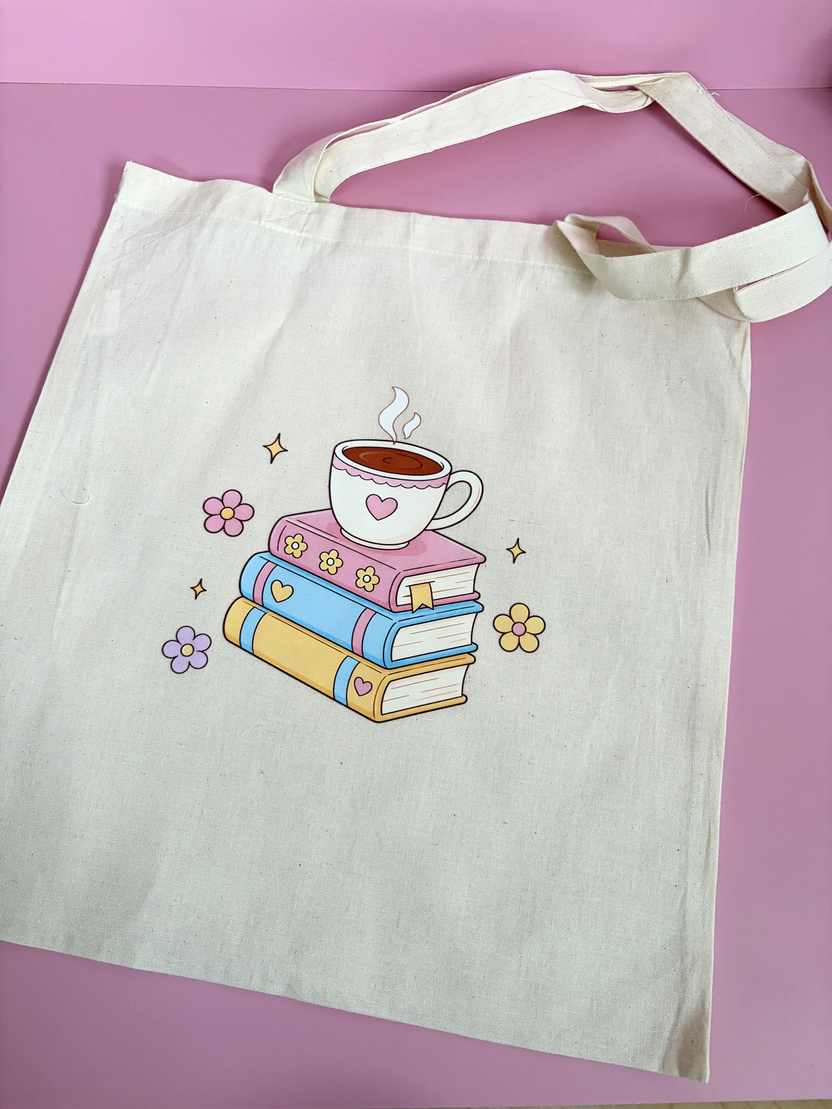 Books and Coffee tote bag