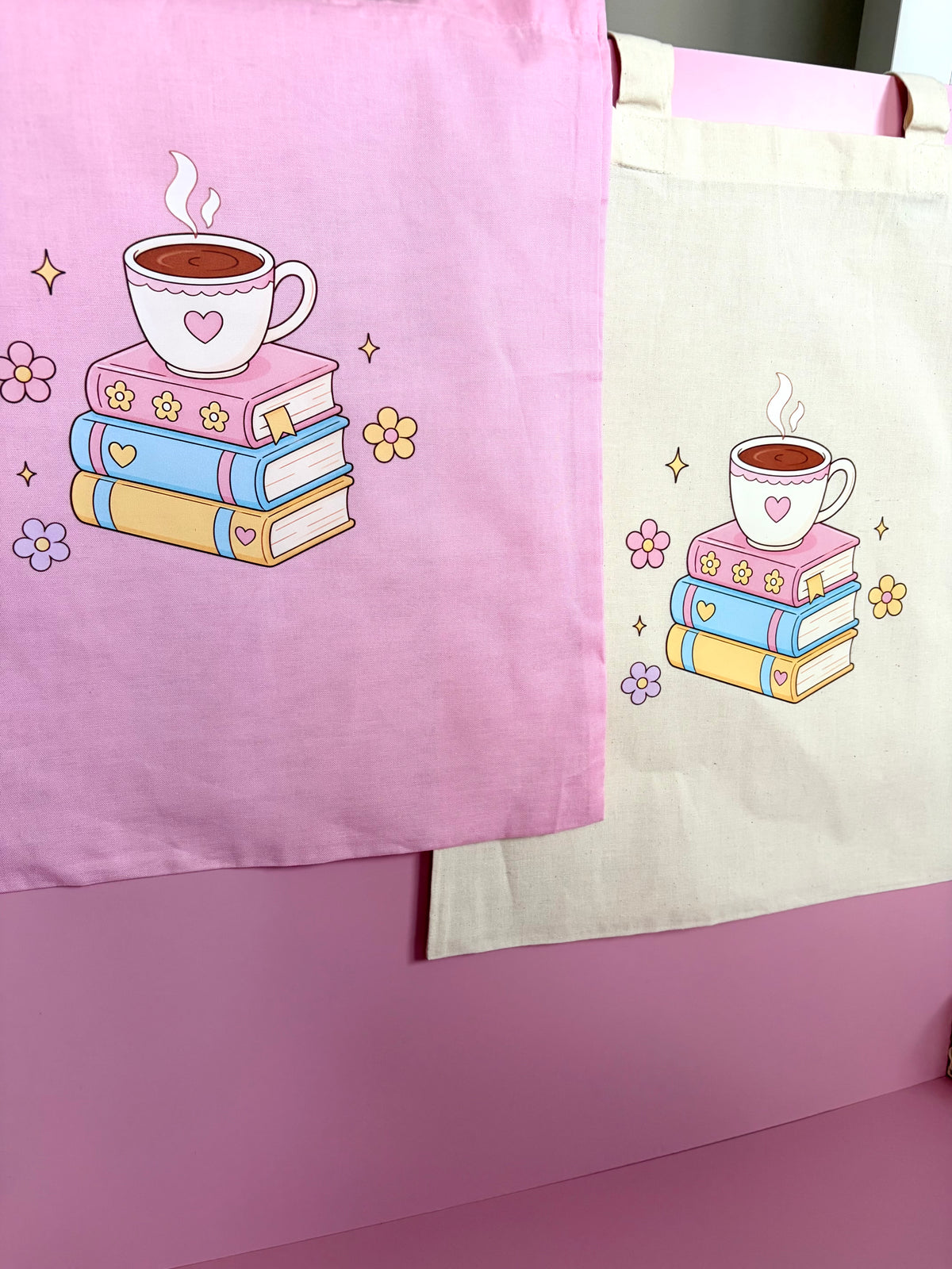 Books and Coffee tote bag