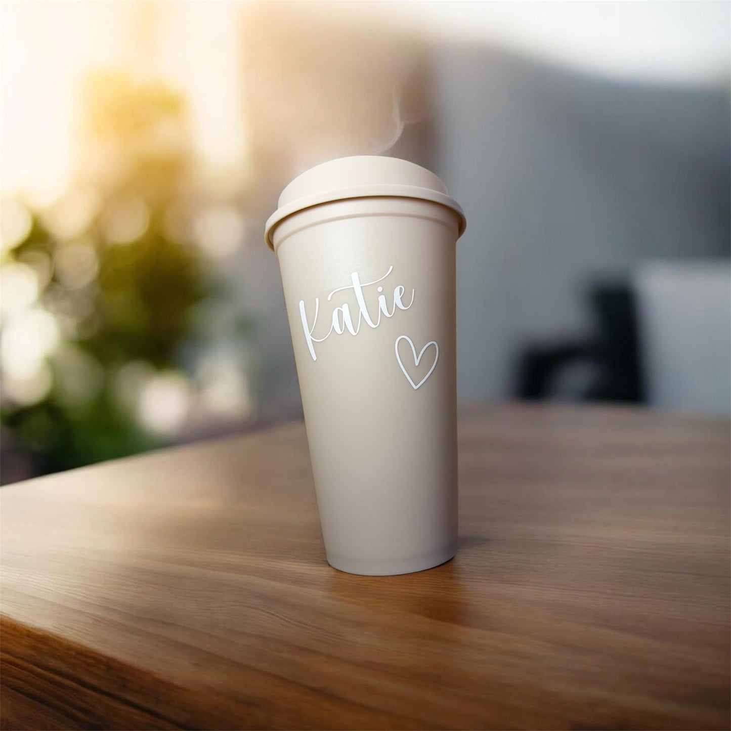 Personalised reusable hot cup