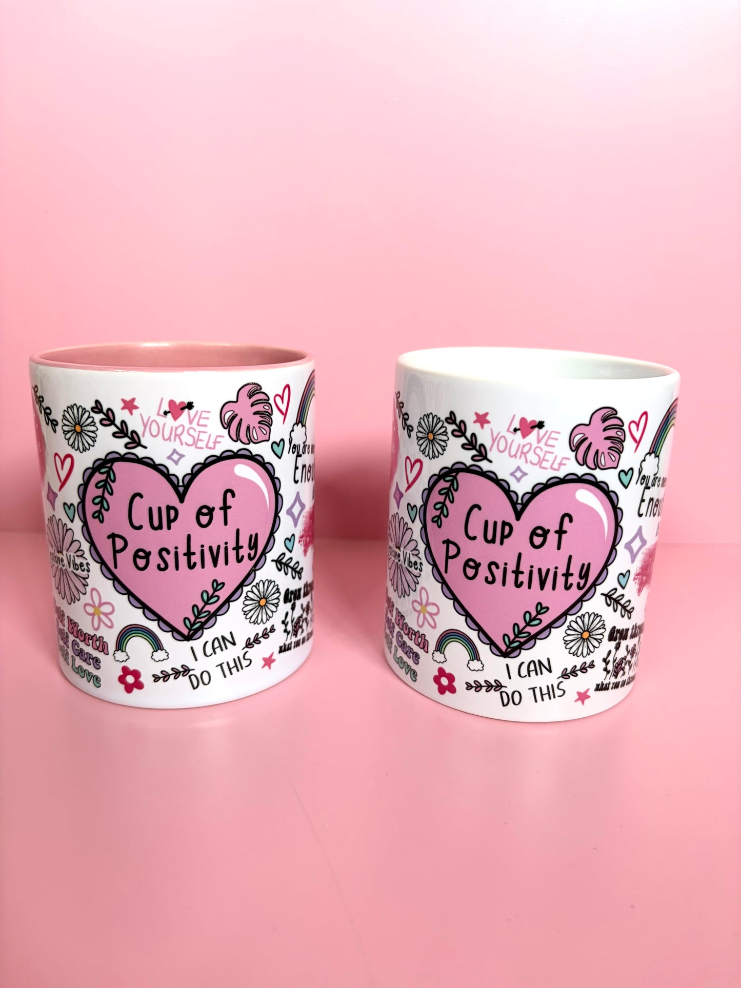 Cup of Positivity Mug | Affirmation Ceramic Mug
