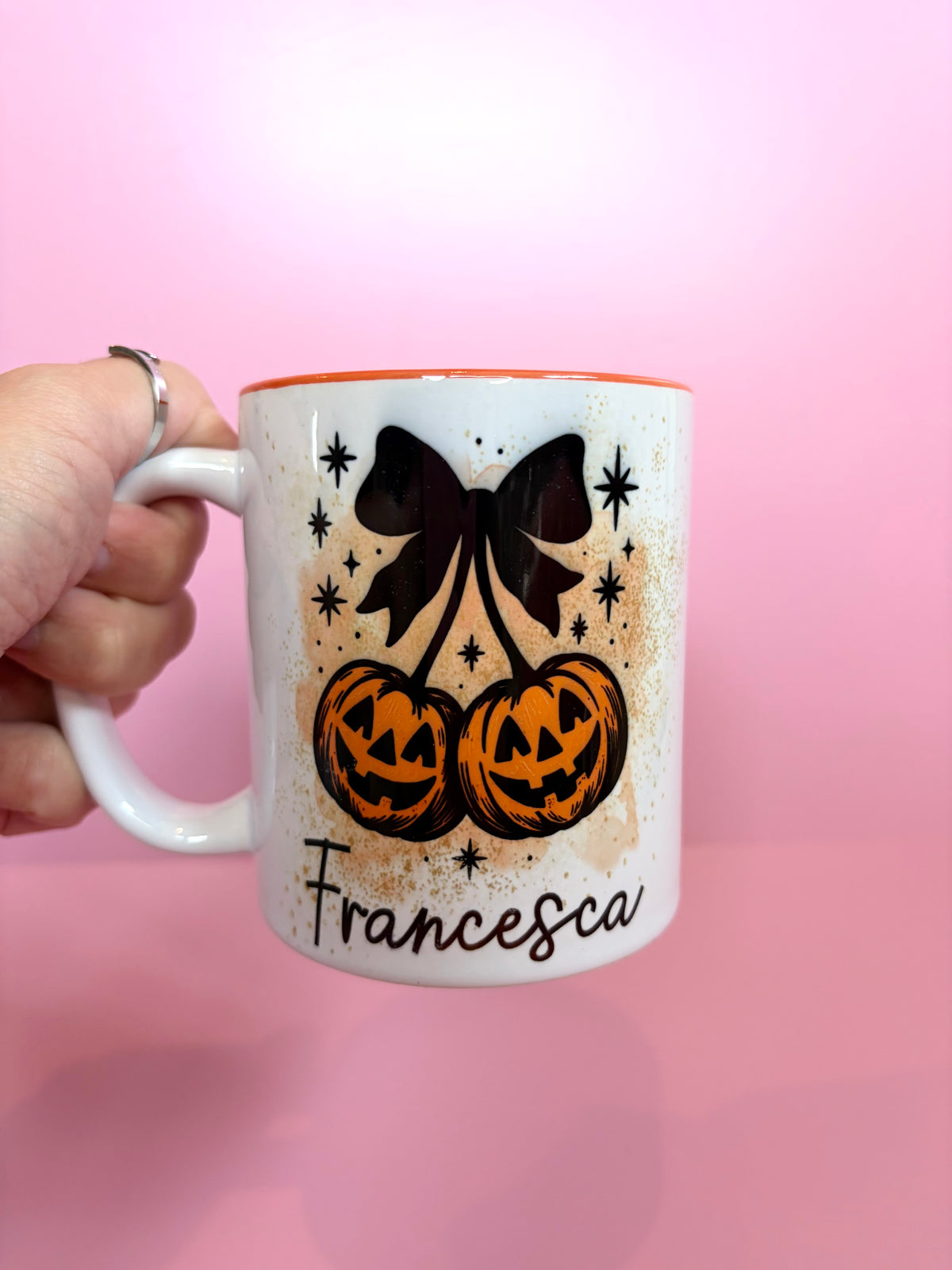 Personalised Halloween Pumpkin Mug
