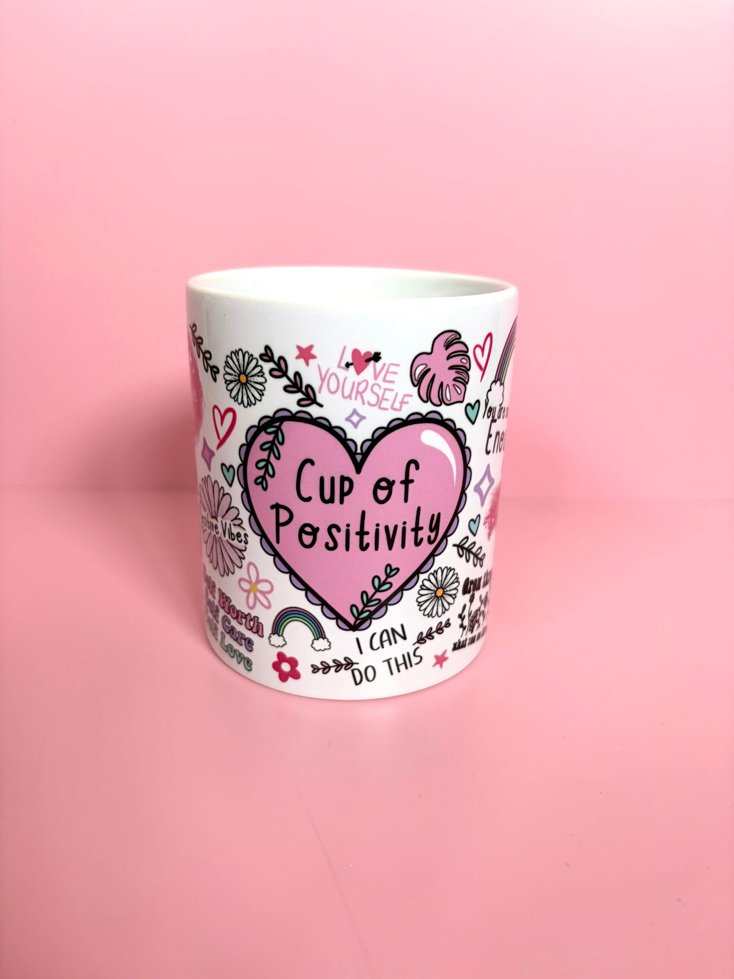 Cup of Positivity Mug | Affirmation Ceramic Mug