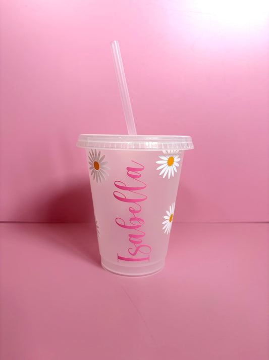 Personalised children’s flower cup