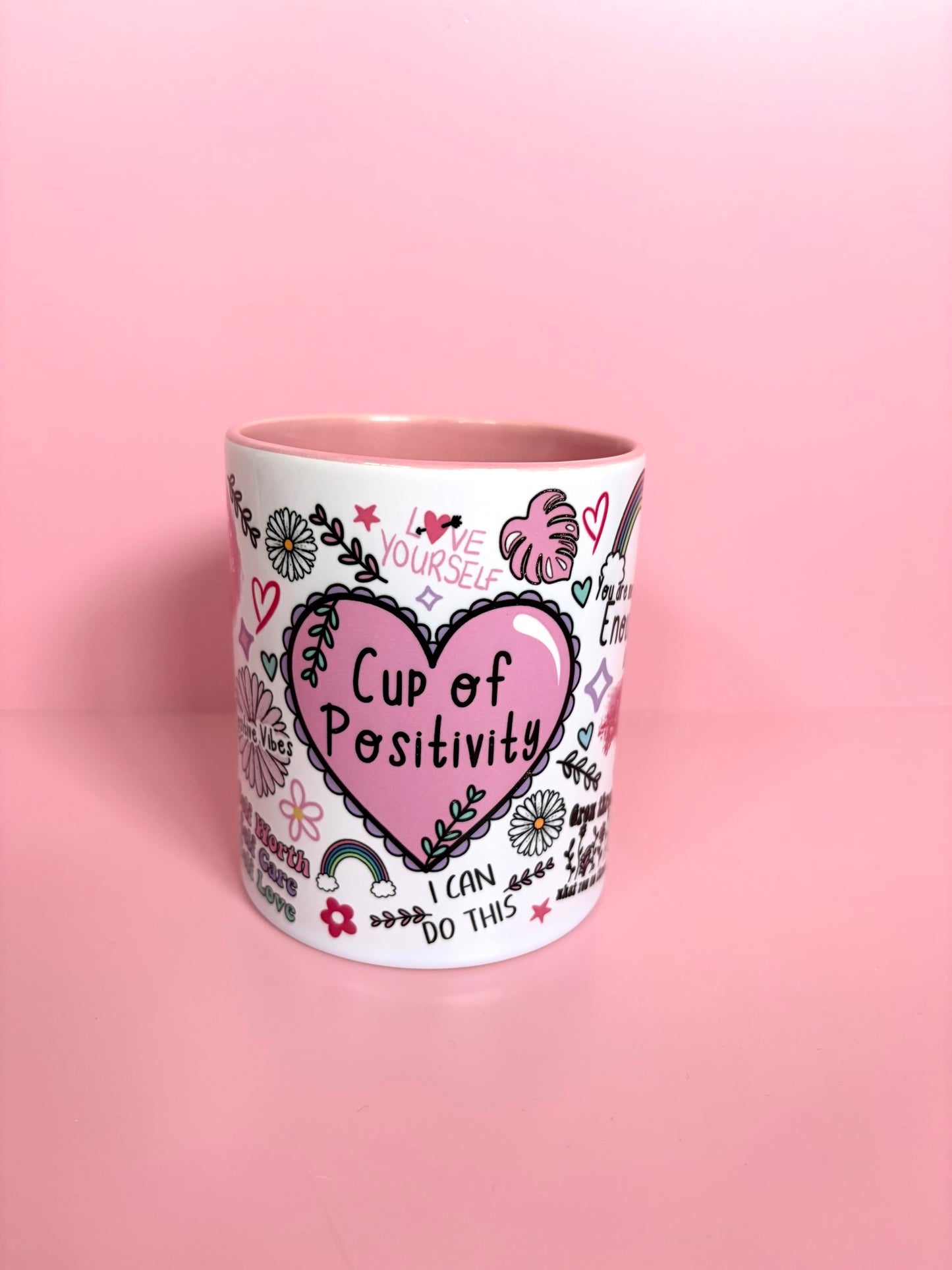 Cup of Positivity Mug | Affirmation Ceramic Mug