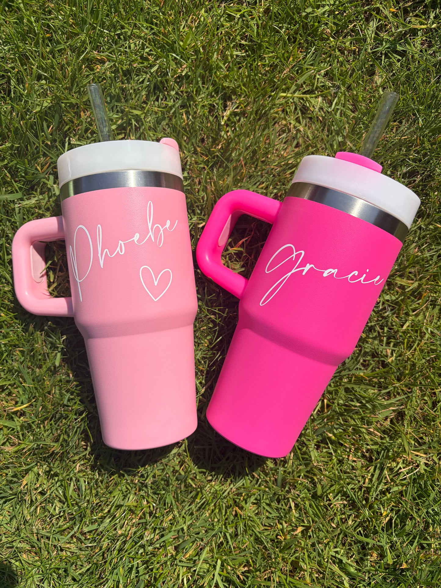 Children's Personalised Metal Tumbler with Lid & Straw | 14oz