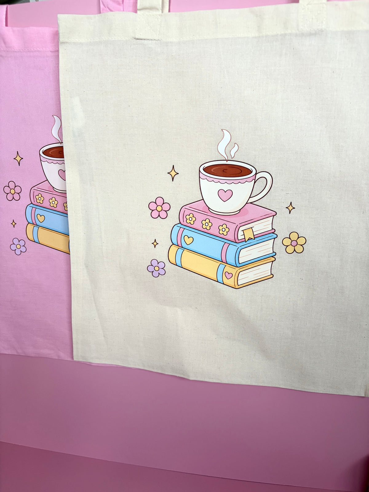 Books and Coffee tote bag