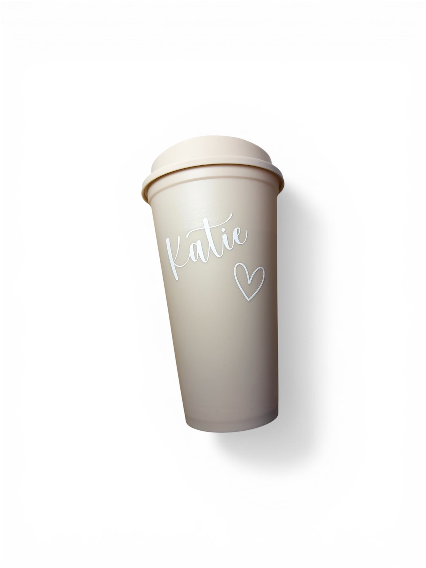 Personalised reusable hot cup