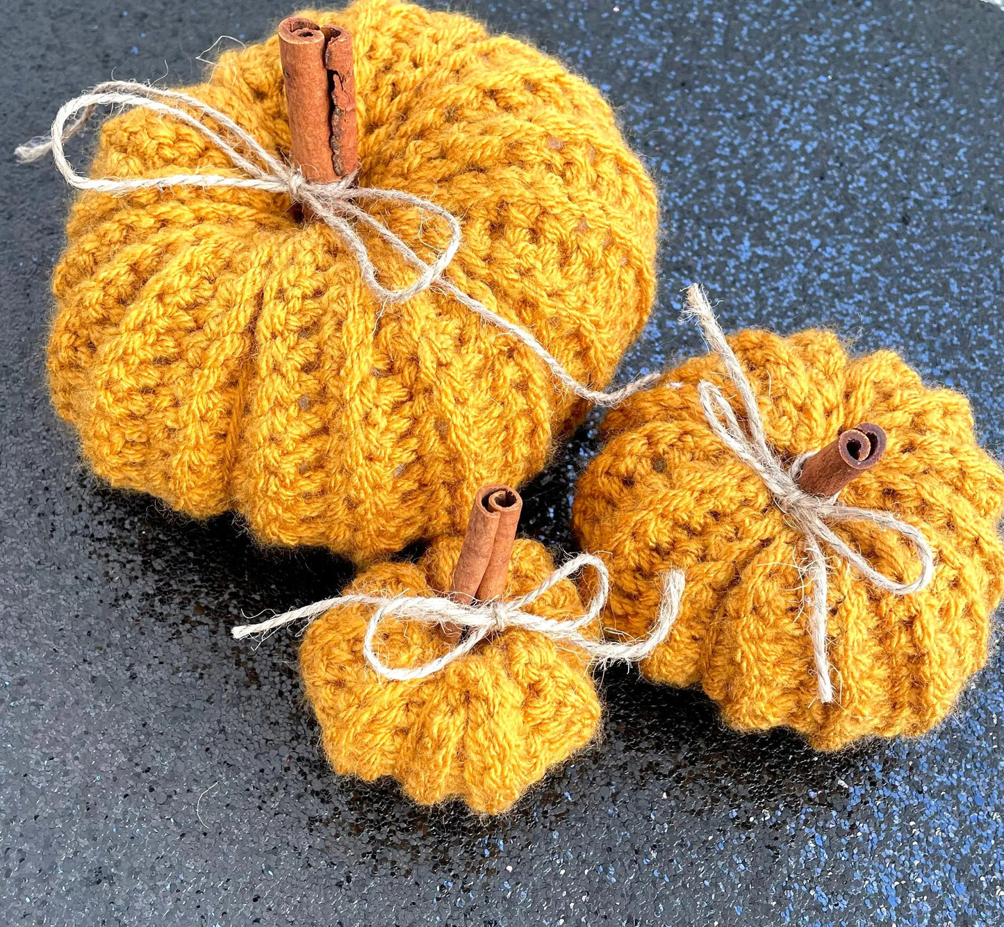 Handmade Crochet Pumpkin | Autumn Decor