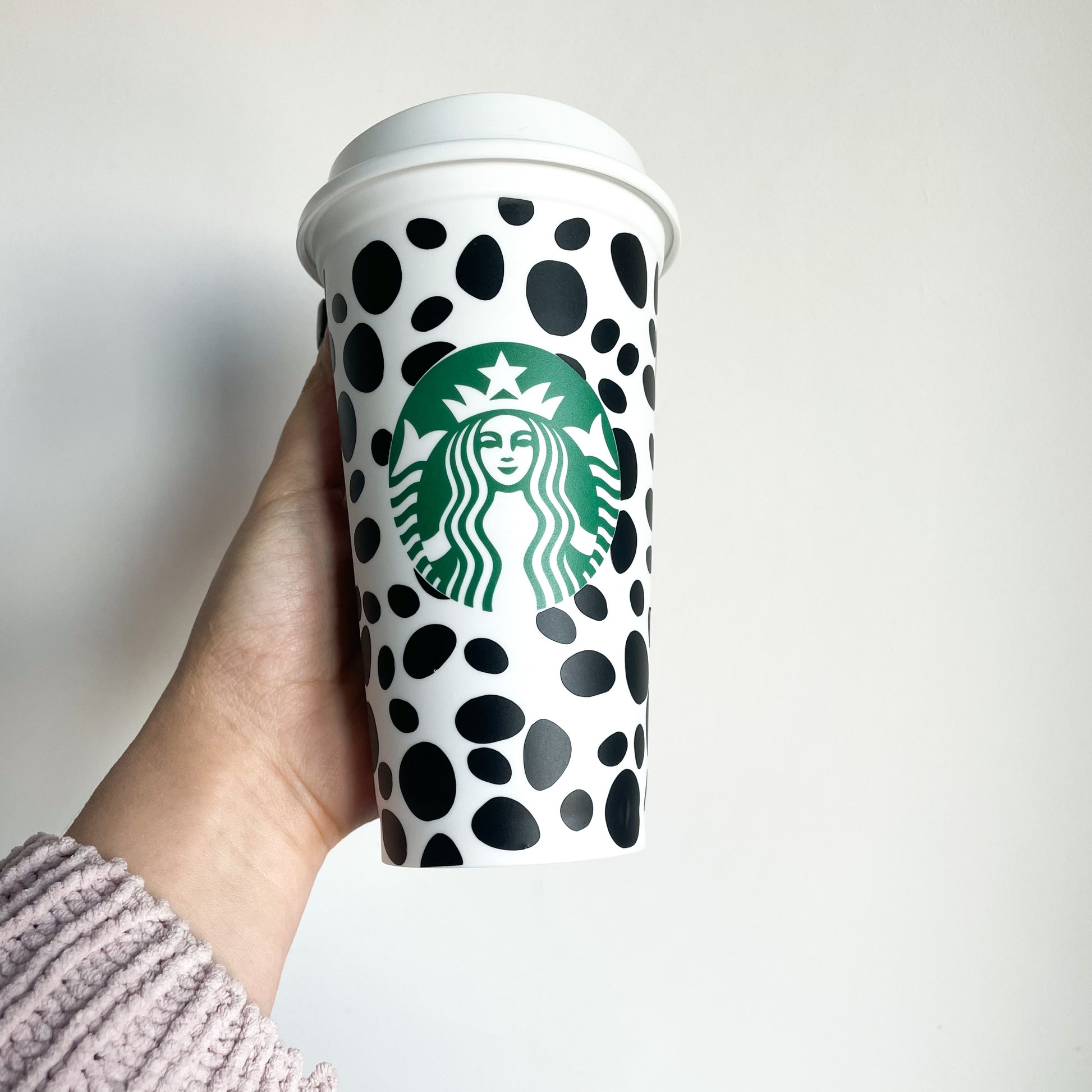 black leopard starbucks cup 16oz Genuine Starbucks Leopard Print Cup