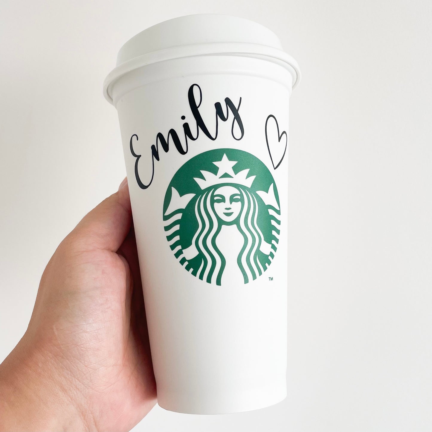16oz Personalised Starbucks Cup - Reusable Hot Coffee Mug UK
